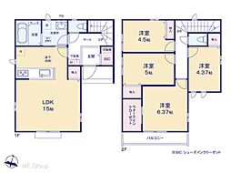 足立区保木間4丁目　新築一戸建て　全4棟