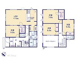 さいたま市岩槻区西町4丁目　新築一戸建て　全1棟