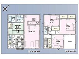 南埼玉郡宮代町百間1丁目　第8　2期　新築一戸建て　全9棟