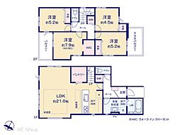 草加市手代1丁目　7期　新築一戸建て　全3棟