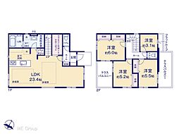 草加市手代1丁目　7期　新築一戸建て　全3棟