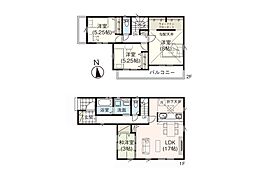 グラファーレ　北足立郡伊奈町大針　2期　全1棟