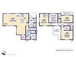 松戸市二十世紀が丘柿の木町　3期　新築一戸建て　全2棟