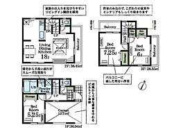 草加市両新田東町　新築一戸建て　全1棟