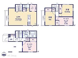 川口市元郷6丁目　新築一戸建て　全2棟