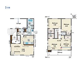 久喜市久喜北1丁目　3期　新築一戸建て　全2棟