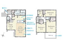 草加市両新田西町 01期R 中古一戸建て