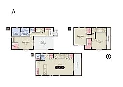 蕨市中央5丁目　3期　新築一戸建て　全3棟