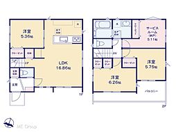 さいたま市岩槻区本丸1丁目　新築一戸建て　全1棟