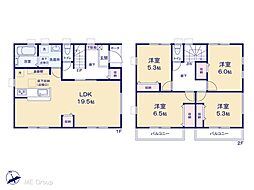 幸手市中4丁目　第2　新築一戸建て　全2棟