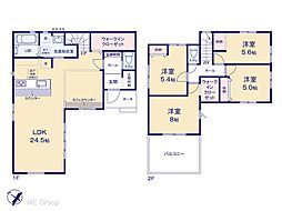 野田市山崎　24期　新築一戸建て　全1棟