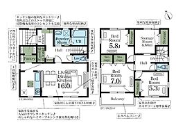 杉戸町内田4丁目　新築一戸建て　全1棟