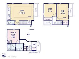 蕨市中央5丁目　新築一戸建て　全2棟