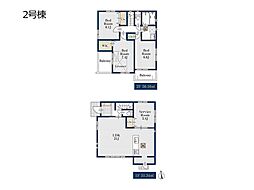 川口市元郷3丁目　新築一戸建て　全2棟