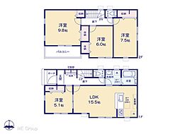 八潮市浮塚　3期　新築一戸建て　全1棟