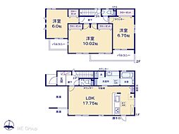 草加市新善町　新築一戸建て　全1棟