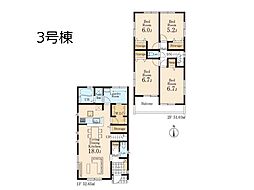川越市今成1丁目　第2　新築一戸建て　全3棟