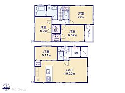 川口市並木1丁目　新築一戸建て　全1棟