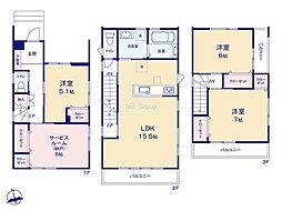 川口市安行領根岸　一戸建て　全1棟