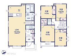 松戸市八ケ崎1丁目　新築一戸建て　全2棟