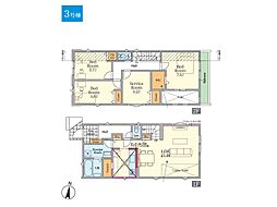 松戸市五香西2丁目　3期　新築一戸建て　全3棟