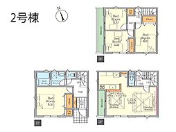 足立区青井3丁目　1期　新築一戸建て　全2棟