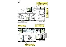 白岡市篠津　3期　新築一戸建て　全1棟