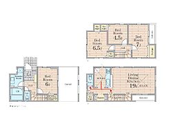 川口市新井宿　新築一戸建て　全1棟