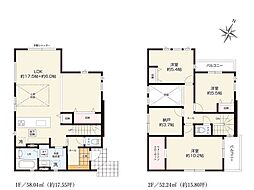 草加市新栄4丁目 3期 新築一戸建て 全1棟