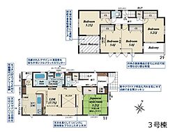 鴻巣市滝馬室　新築一戸建て　全3棟
