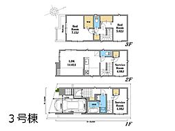 戸田市喜沢2丁目　新築一戸建て　全3棟