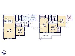 野田市中野台　第4　新築一戸建て　全2棟
