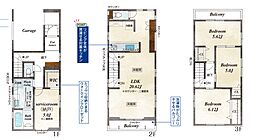 蕨市南町2丁目　新築一戸建て　全1棟