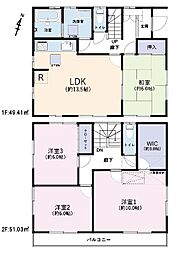 志木市下宗岡4丁目　新築一戸建て　全1棟