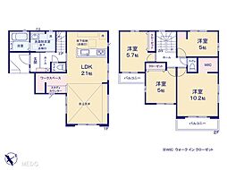 三郷市戸ケ崎1丁目　11期　新築一戸建て　全1棟