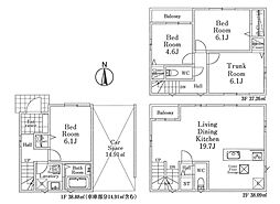 川口市芝高木2丁目　新築一戸建て　全1棟