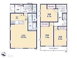 柏名戸ケ谷1丁目24ー1期　新築一戸建て　全1棟