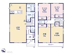 川口市榛松3丁目　新築一戸建て　全2棟