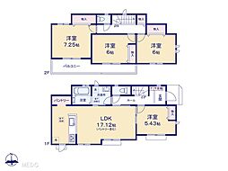 野田市吉春　2期　新築一戸建て　全6棟