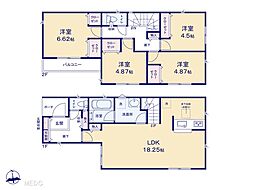 柏市南増尾5丁目第18　新築一戸建て　全1棟