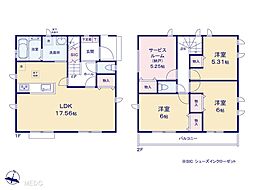 川口市本蓮3丁目　新築一戸建て　全1棟