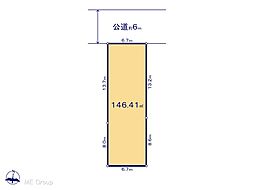 春日部市本田町1丁目　5　土地　全3区画