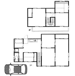 馬絹４丁目貸家 1-2階