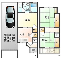 金田町6丁目貸家
