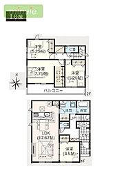 見学出来ます　小学校10分　駐車3台　八千代台北　全2棟　1号棟