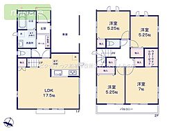 小学校8分　スーパー9分　リビングイン階段　習志野台8　全3