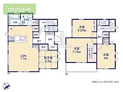 小学校2分　中学校8分　SICWIC　角地　松が丘　1号棟