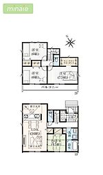 並列2台　シューズクローク付き　6m道路　旭町全7棟　5号棟