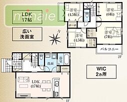 小学校7分　コンビニ6分　6m道路　清水口　1号棟