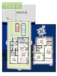 当社で現地販売開催中　水廻り集中型で家事動線の良い間取り　稲